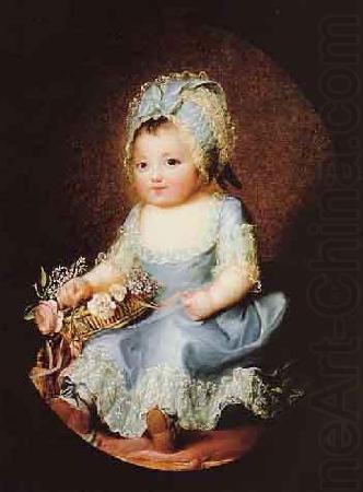Elisabeth Louise Viegg-Le Brun Portrait of Sophie d'Artois china oil painting image